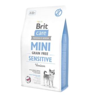 Сухий корм для собак мініатюрних порід з чутливим травленням Brit Care Mini GF Sensitive 2 кг (оленина)